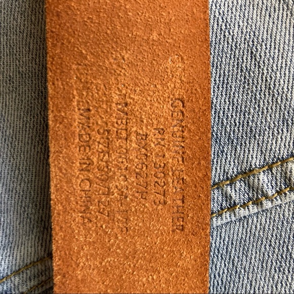 Wrangler Leather Eagle Belt! NEVER WORN! - Picture 10 of 12